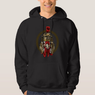Chicken in Roman Helmet Centuri Hoodie