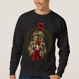 Chicken in Roman Helmet Centuri Sweatshirt