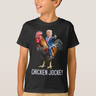 Chicken Jockey Trump Funny Meme 1  T-Shirt