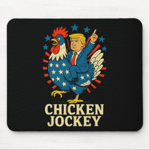 Chicken Jockey Trump Funny Meme 2 Mouse Pad