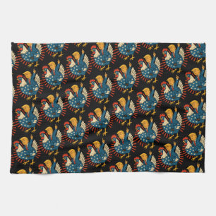 Chicken Jockey Trump Funny Meme Kitchen Towel