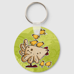 chicken keychain