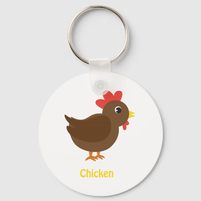 Chicken Keychain (Front)