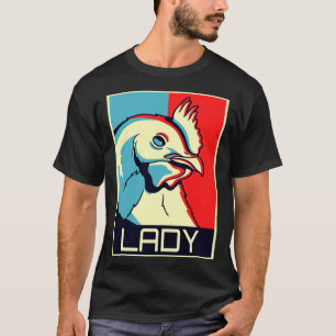 Chicken Lady   Cockerel Chicken Graphic I Chicken  T-Shirt