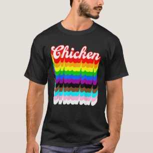 Chicken LGBTQ pride rainbow T-Shirt