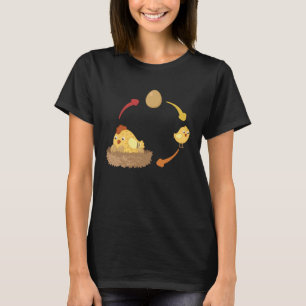 Chicken life cycle chick chicken chicken eggs chic T-Shirt