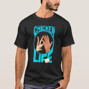Chicken Life Lovers Art Chicken Rooster Egg Hen Br T-Shirt