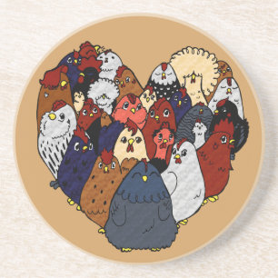 Chicken Love Coaster