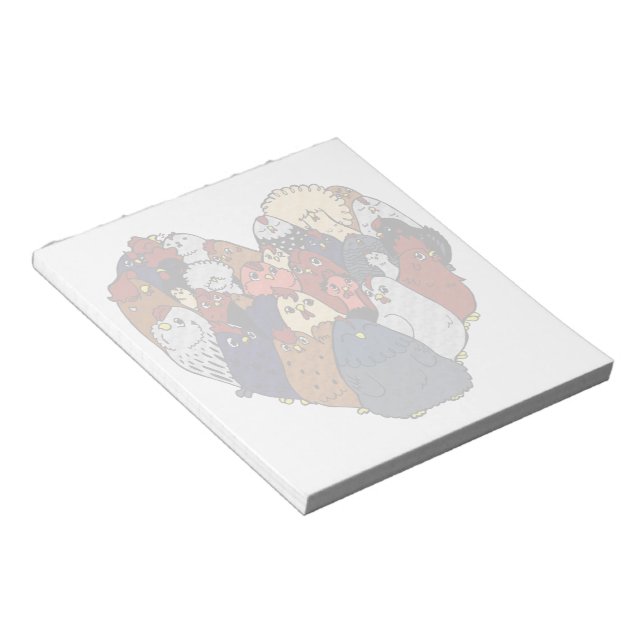 Chicken Love Notepad (Angled)
