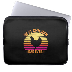 Chicken Lover Best Chicken Dad Ever Laptop Sleeve