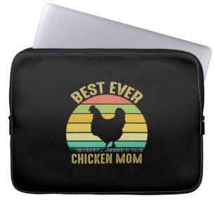 Chicken Lover   Best Ever Chicken Mom Laptop Sleeve