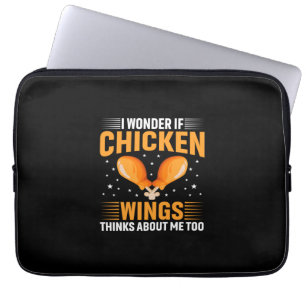 Chicken Lover   Chicken Wing Laptop Sleeve