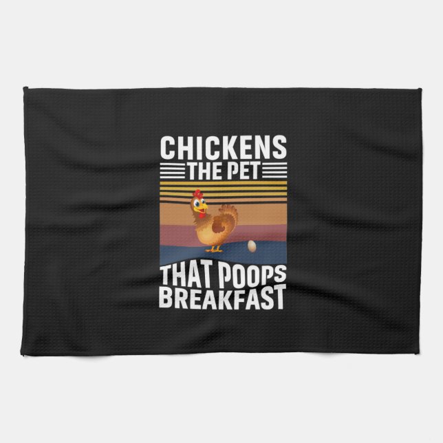 Chicken Lover | Chickens The Pet Kitchen Towel (Horizontal)