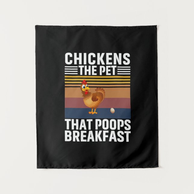 Chicken Lover | Chickens The Pet Tapestry (Front)