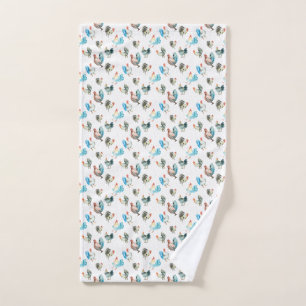 Chicken Lover Country Hens Hand Towel