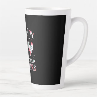 Chicken Lover | Girl Who Loves Chickens Latte Mug