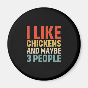 Chicken Lover   I Like Chickens Magnet