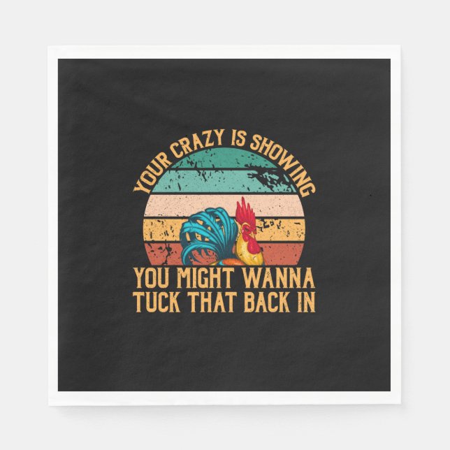 Chicken Lover | You Might Wanna Tuck Napkin (Front)