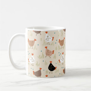 Chicken lovers Farmyard Country Kitchen Decor Coffee Mug