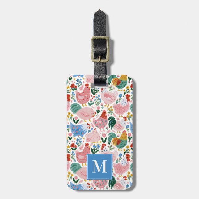 Chicken Luggage Tag (Front Vertical)