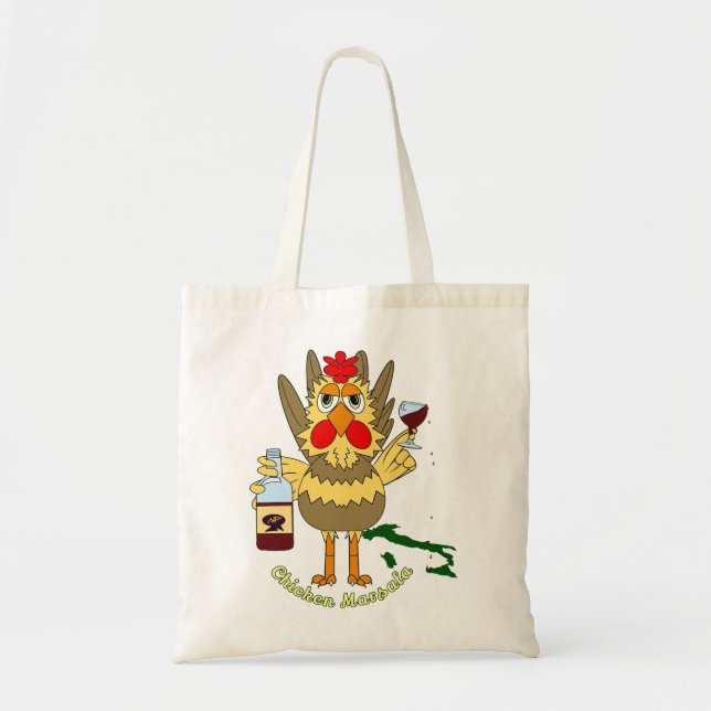 Chicken Marsala ~ Funny Chicken  Tote Bag (Front)