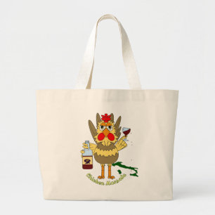 Chicken Marsala  Large Tote Bag