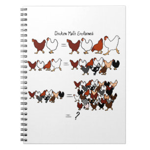 Chicken Math Notebook