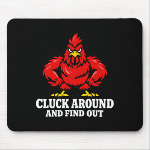 Chicken Math Too Many Chickens Ckyard Poultry Humo Mouse Pad
