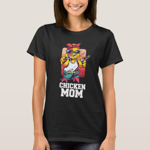 Chicken Mom Hen And Sweety Mother Silk Hen T-Shirt