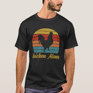 Chicken Mom Retro Chicken Owner Chicken Chicken M T-Shirt