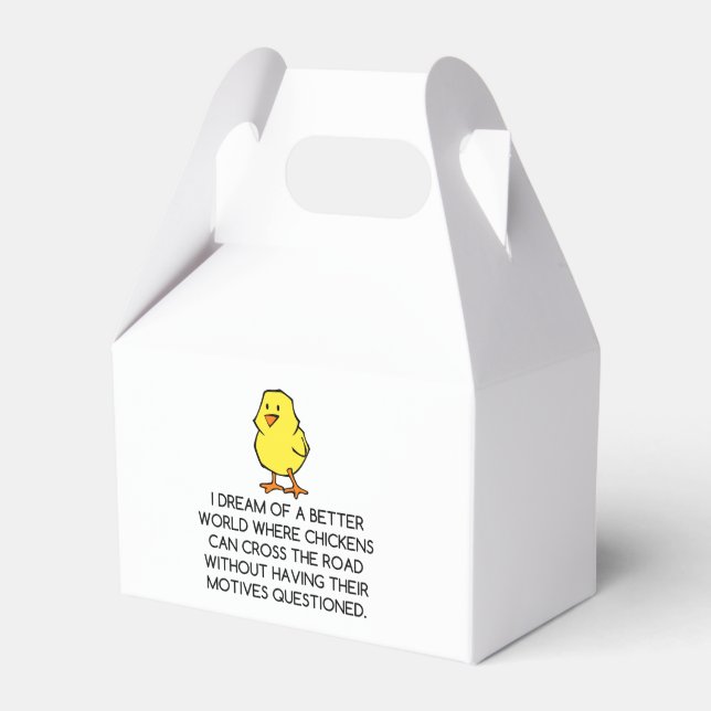 CHICKEN MOTIVES FAVOR BOX (Front Side)