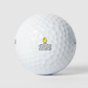 CHICKEN MOTIVES GOLF BALLS