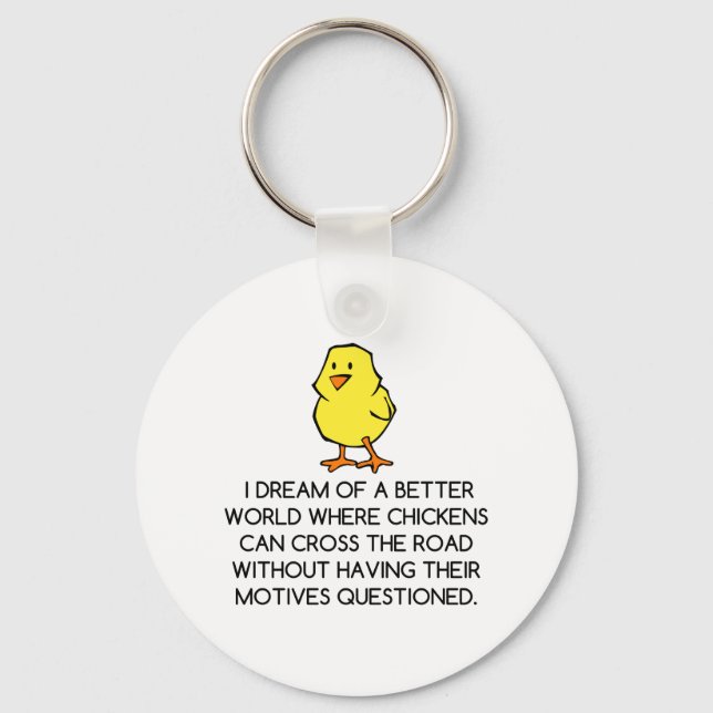 CHICKEN MOTIVES KEYCHAIN (Front)