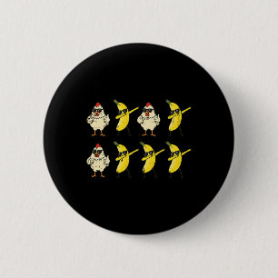 Chicken Nana Dance Dab Funny Dance Meme Kids Men W 2 Inch Round Button