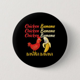 Chicken Nana Funny Meme Random Humour 2 Inch Round Button