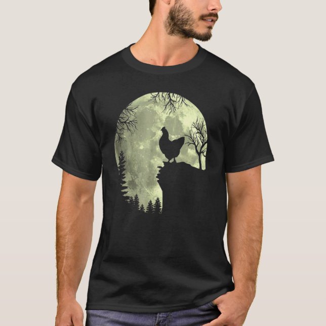 Chicken Night Costume Forest Hill White T-Shirt (Front)