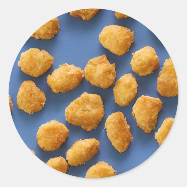 Chicken Nugget bag Classic Round Sticker (Front)
