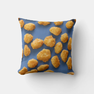 Chicken Nugget bag Throw Pillow