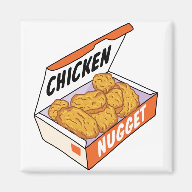 Chicken Nugget Box Magnet (Front)