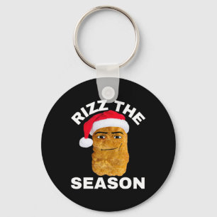 Chicken Nugget Christmas Rizz The Season - Uni-adu Keychain