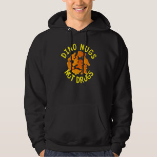 Chicken Nugget Dino Nug Fried Chicken Nugget Fast Hoodie