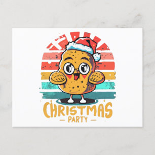 Chicken-nugget Holiday Postcard