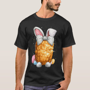 Chicken Nugget Nug Easter Rabbit Eggs Bunny Ears T-Shirt