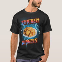 Chicken Nuggets Funny Heavy Metal, Rap Bootleg Sty