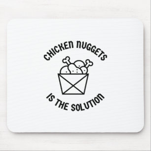 Chicken nuggets is the solution mouse pad