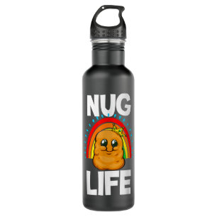 Chicken Nuggets Life Rainbow Funny Men Chicken Lov 710 Ml Water Bottle