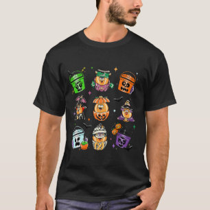 Chicken Nuggets Pumpkin Halloween 90s Vintage 2 T-Shirt