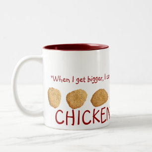 “Chicken Nuggets” Two-Tone Coffee Mug