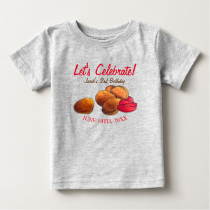 Chicken Nuggets with Ketchup Junk Fast Food Foodie Baby T-Shirt