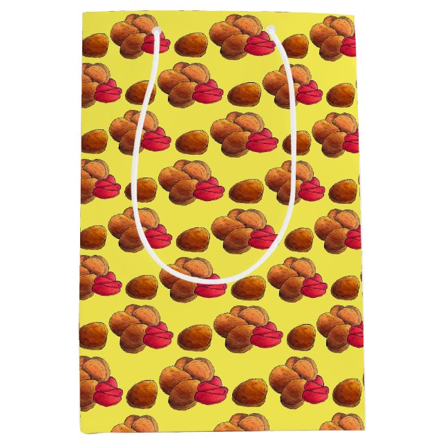 Chicken Nuggets with Ketchup Junk Food Foodie Medium Gift Bag (Front)